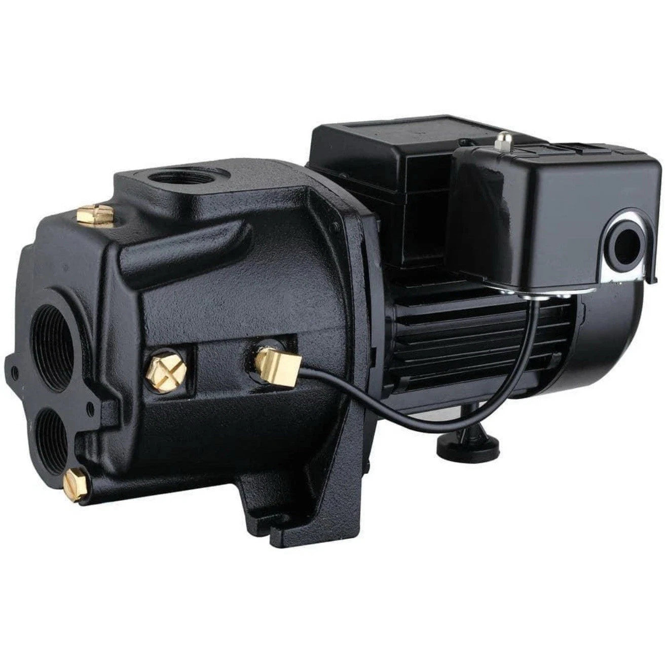 1/2 HP 115/230V Cast Iron Convertible Jet Pump Built-in Thermal Overload Protect