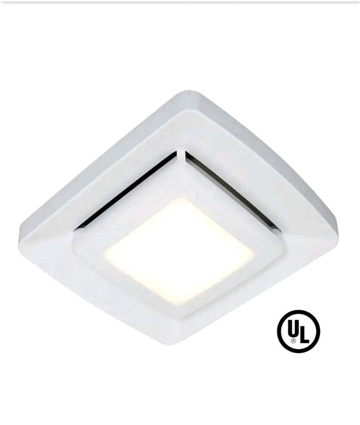Broan NuTone Bathroom Fan Replacement Cover with Light FG500N in White
