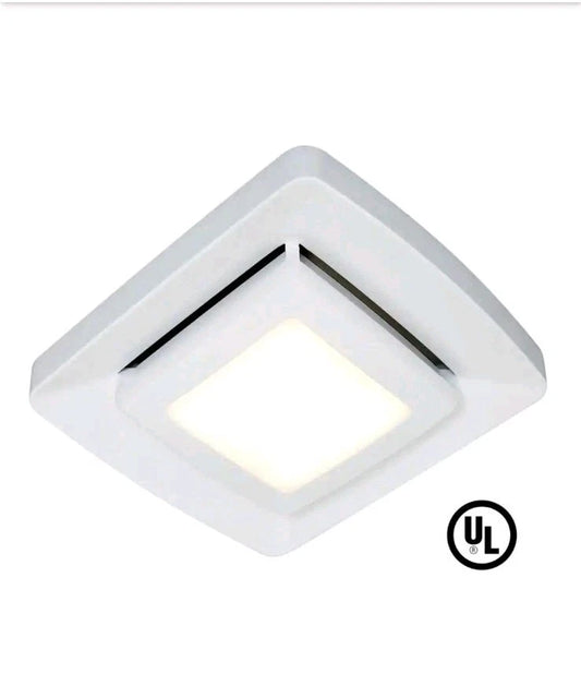 Broan NuTone Bathroom Fan Replacement Cover with Light FG500N in White