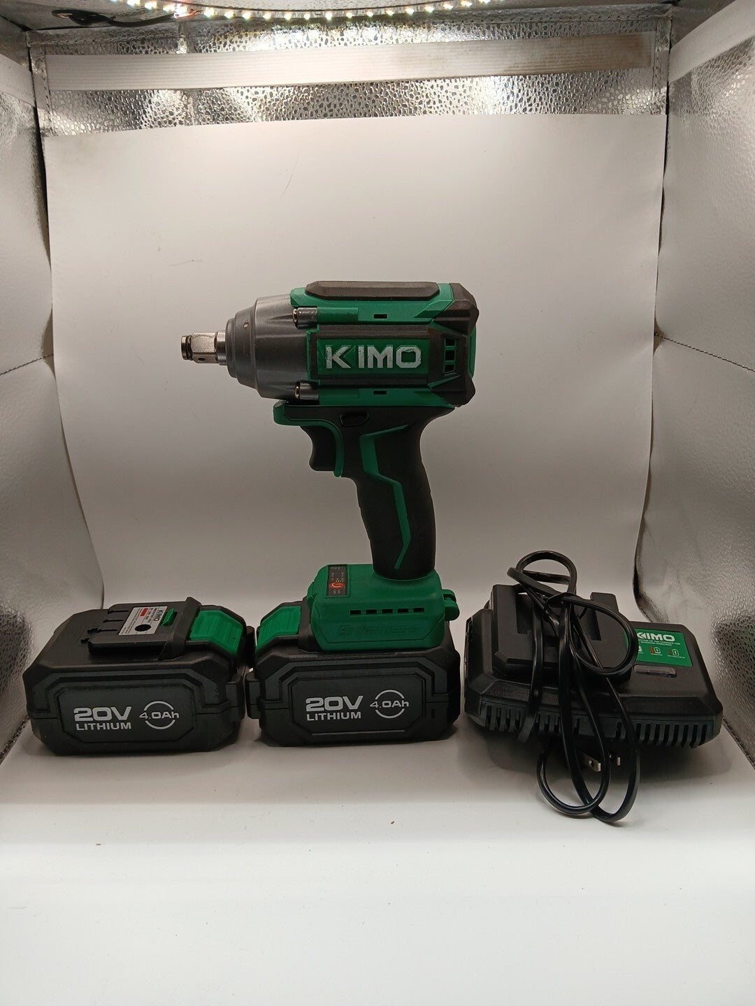 KIMO Impact 2 Batteries, 1 Charger, Kimo Carrying Bag.