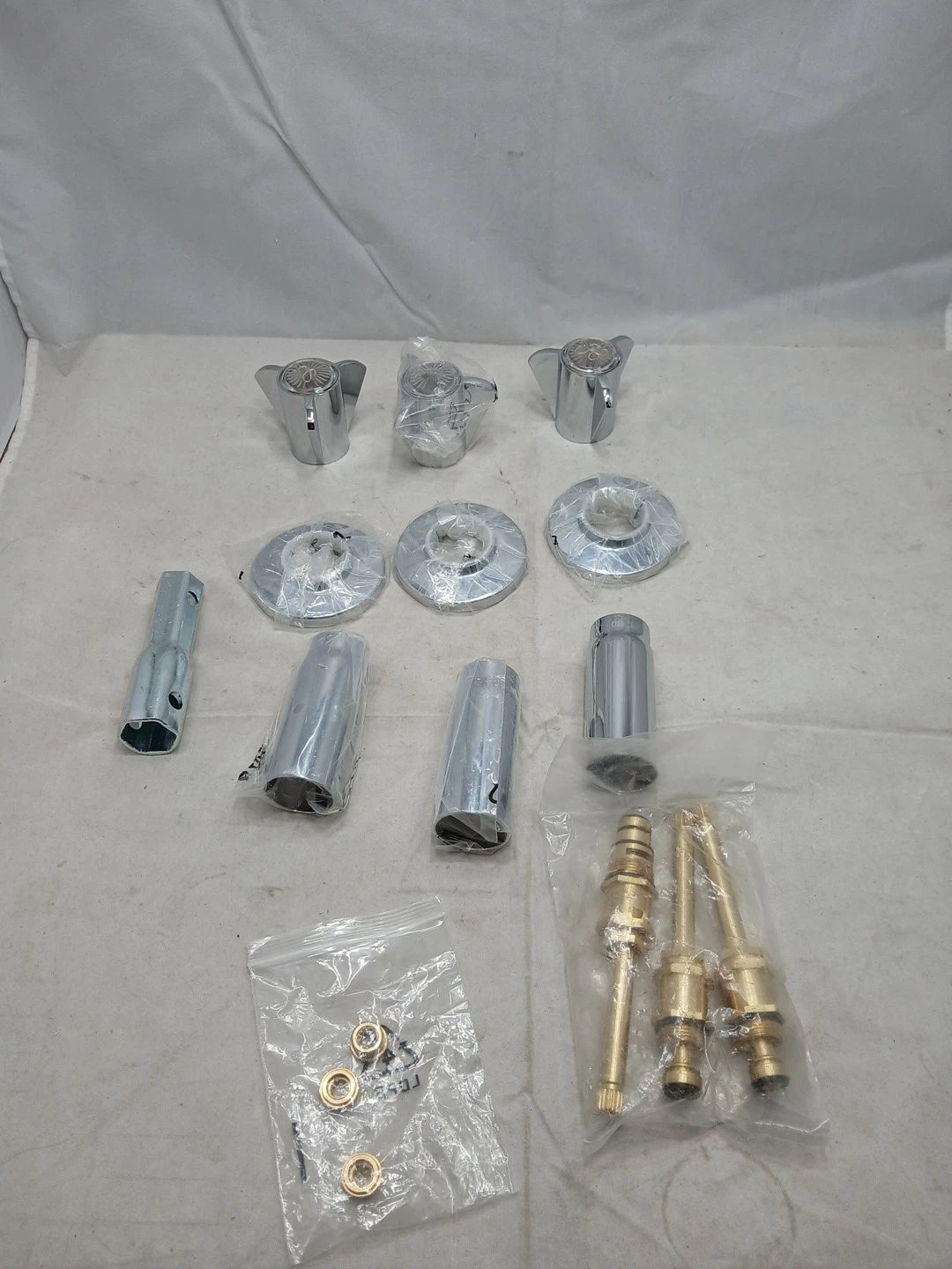 Danco 39620 Tub/Shower 3-Handle Remodeling Trim Kit in Chrome for Sayco