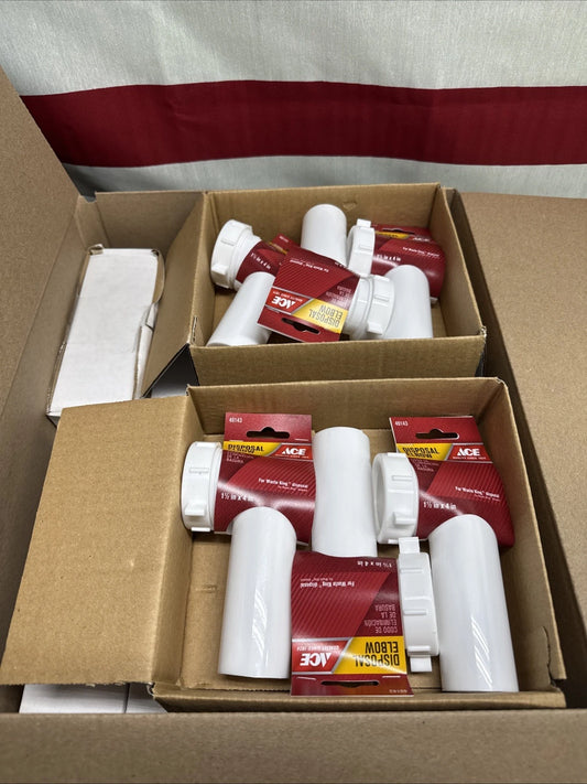36Pack ACE Disposal Elbow For Garbage Disposal 1-1/2" x 4" #49143
