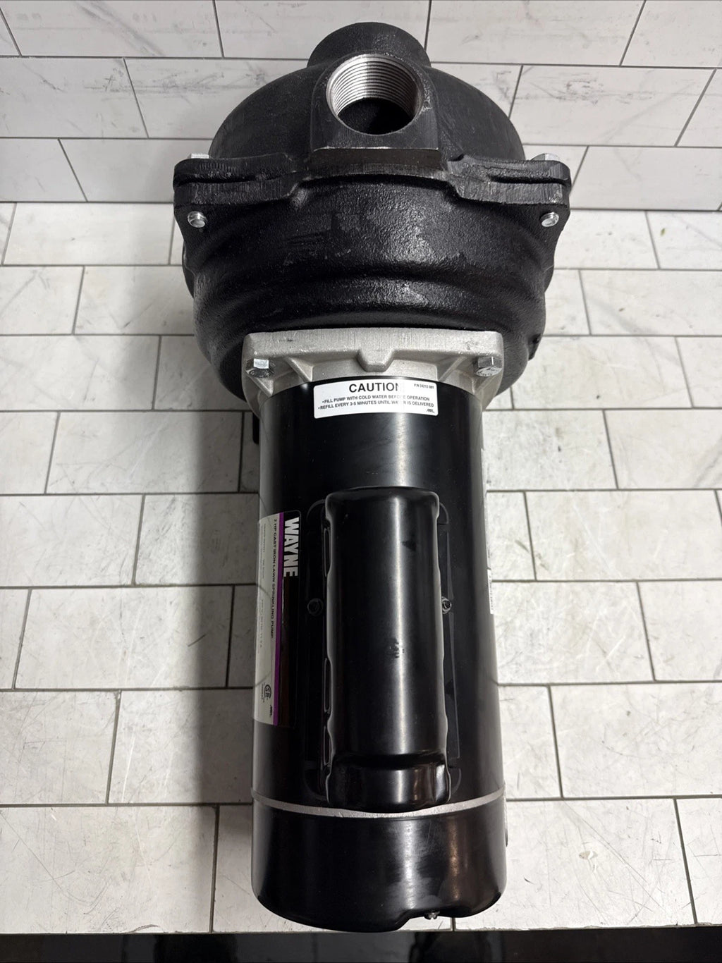 Wayne 58409-WYN1, 2 HP Permanent Lawn Irrigation Sprinkler Pump Open Box,
