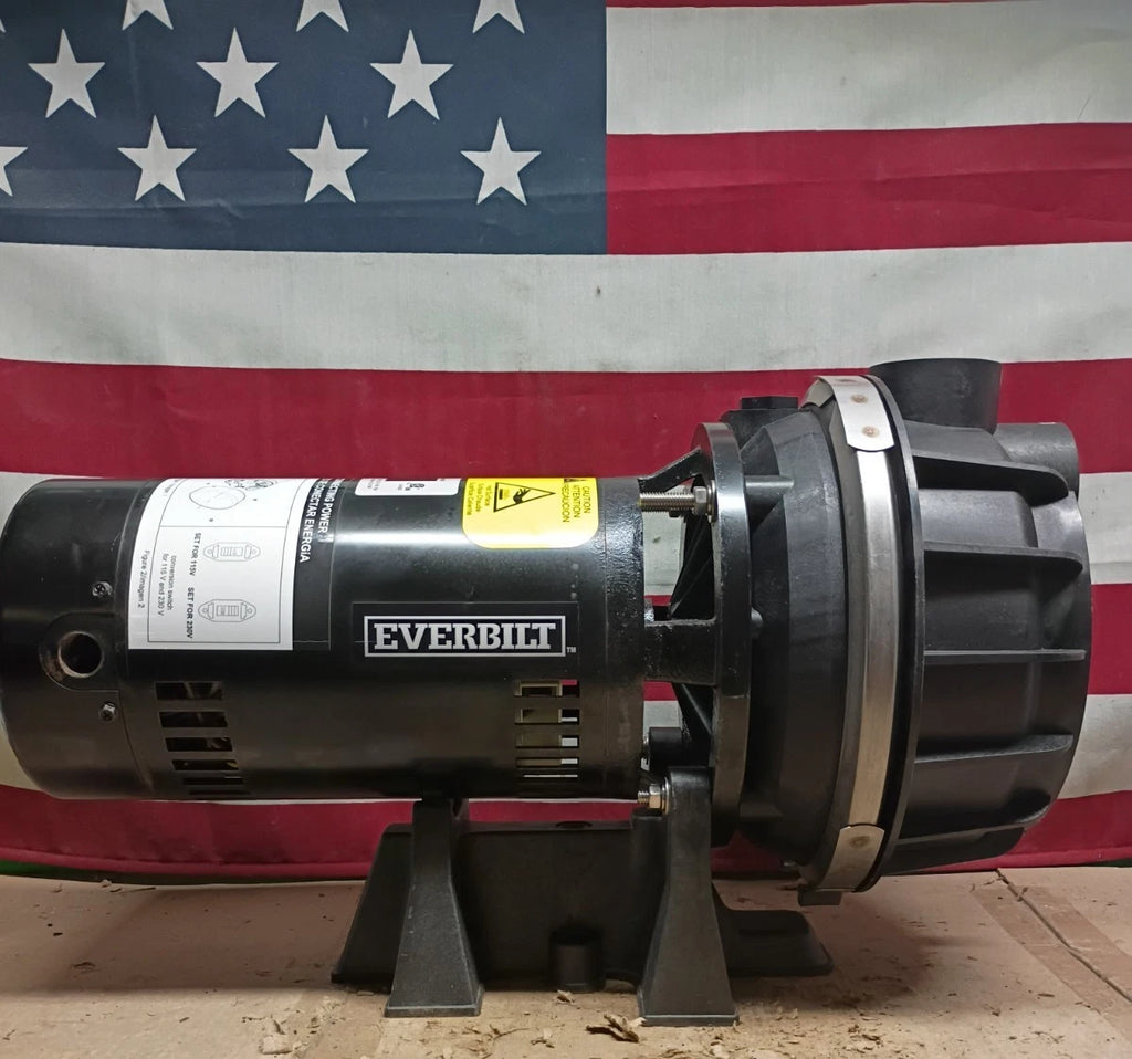 Everbilt HDLS15P, Lawn Irrigation Pump Plastic 1-1/2HP 52 GPM 40 PSI, Used READ