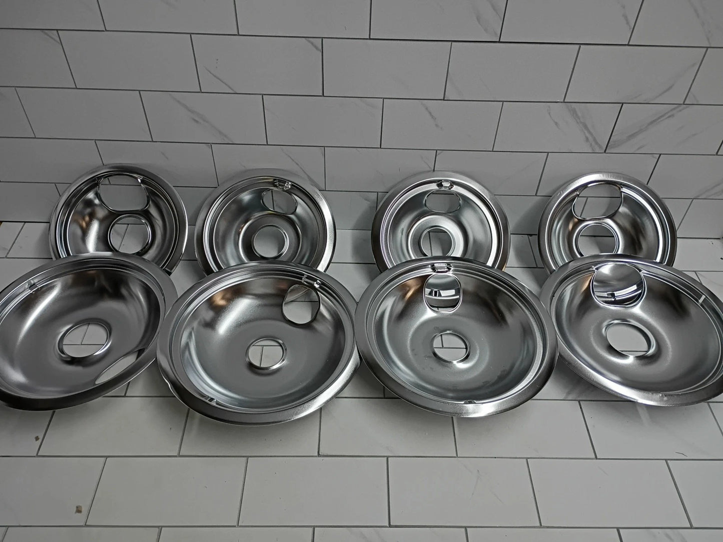 2pk of Cozzivita 4 Piece Drip Pan Set