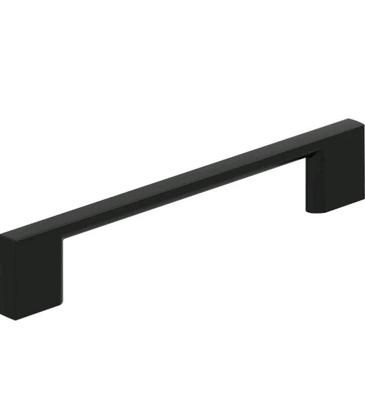 20-PK Matte Black Cityscape Cabinet Pull 5-1/16 inch 128mm Furniture Hardware