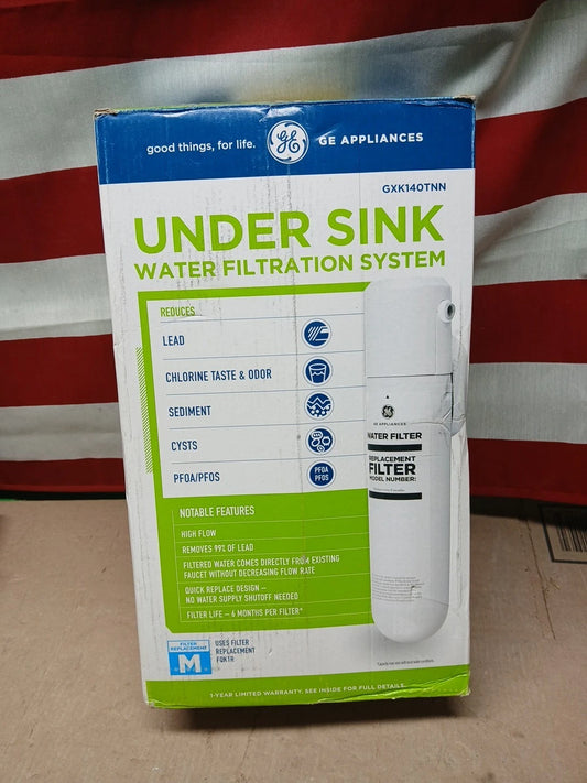 GE Under Sink Single Stage High Flow Water Filtration System GXK140TNN.