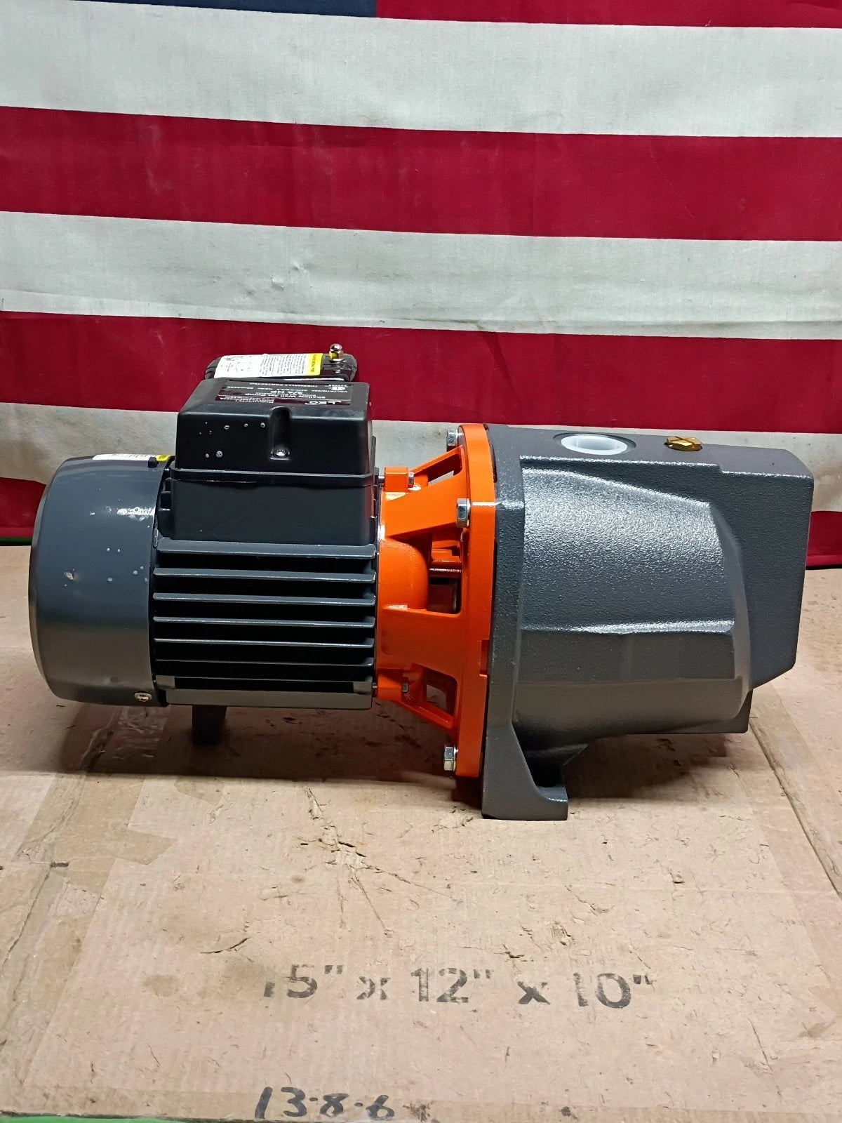 Leo UJm75-1, 3/4 HP 115/230-Volt Cast Iron Shallow Well Jet Pump, Open Box,
