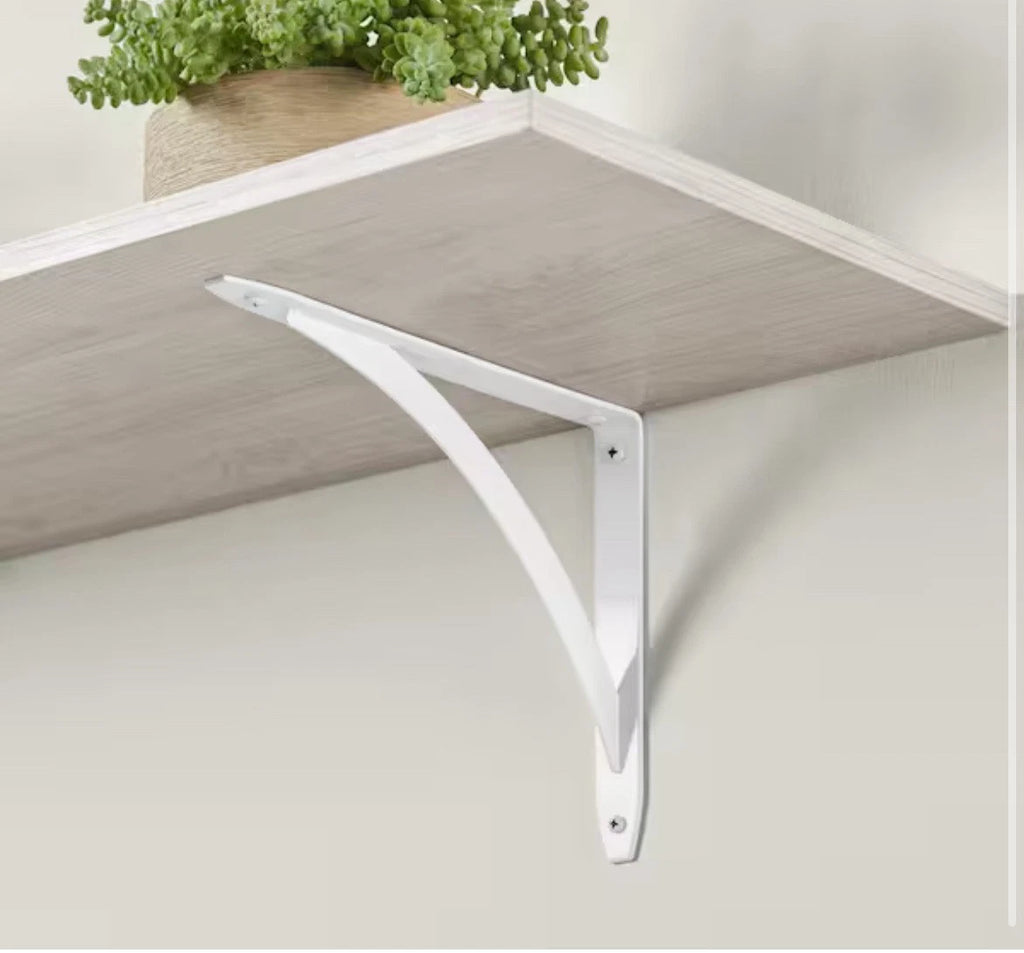 10-PACK Everbilt 10" White Cove Arch Decorative Shelf Brackets NEW