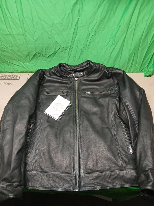 Milwaukee Leather 2551 Women's Black Lightweight Leather Motorcycle Rider Jacket