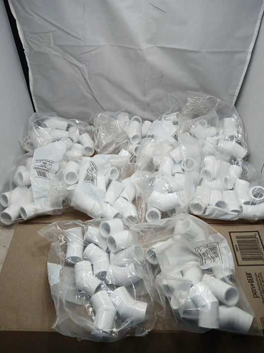 100pck Dura Plastic Products CP417-007 3/4 45 Degree Elbow - Slip X Slip