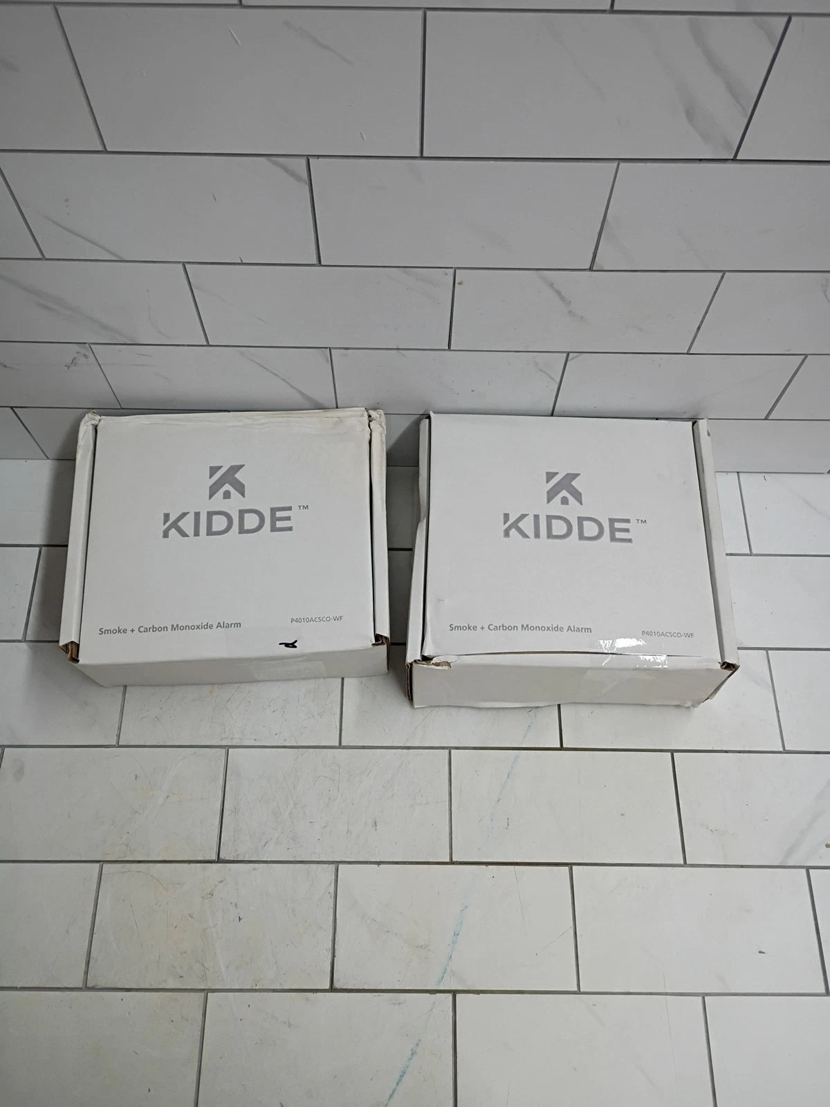 2Pk Kidde P4010ACSCO-WF Smoke + Carbon Monoxide Smart Alarm Open Box