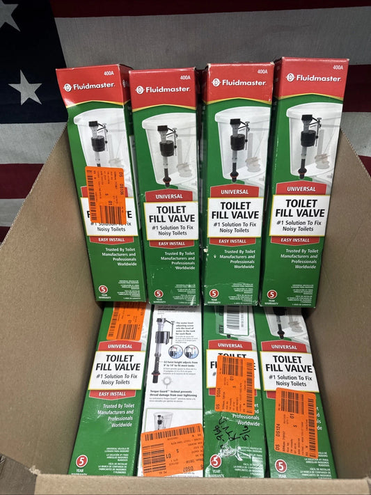 12PK Fluidmaster 400A Anti-Siphon Toilet Tank Fill Valve OB