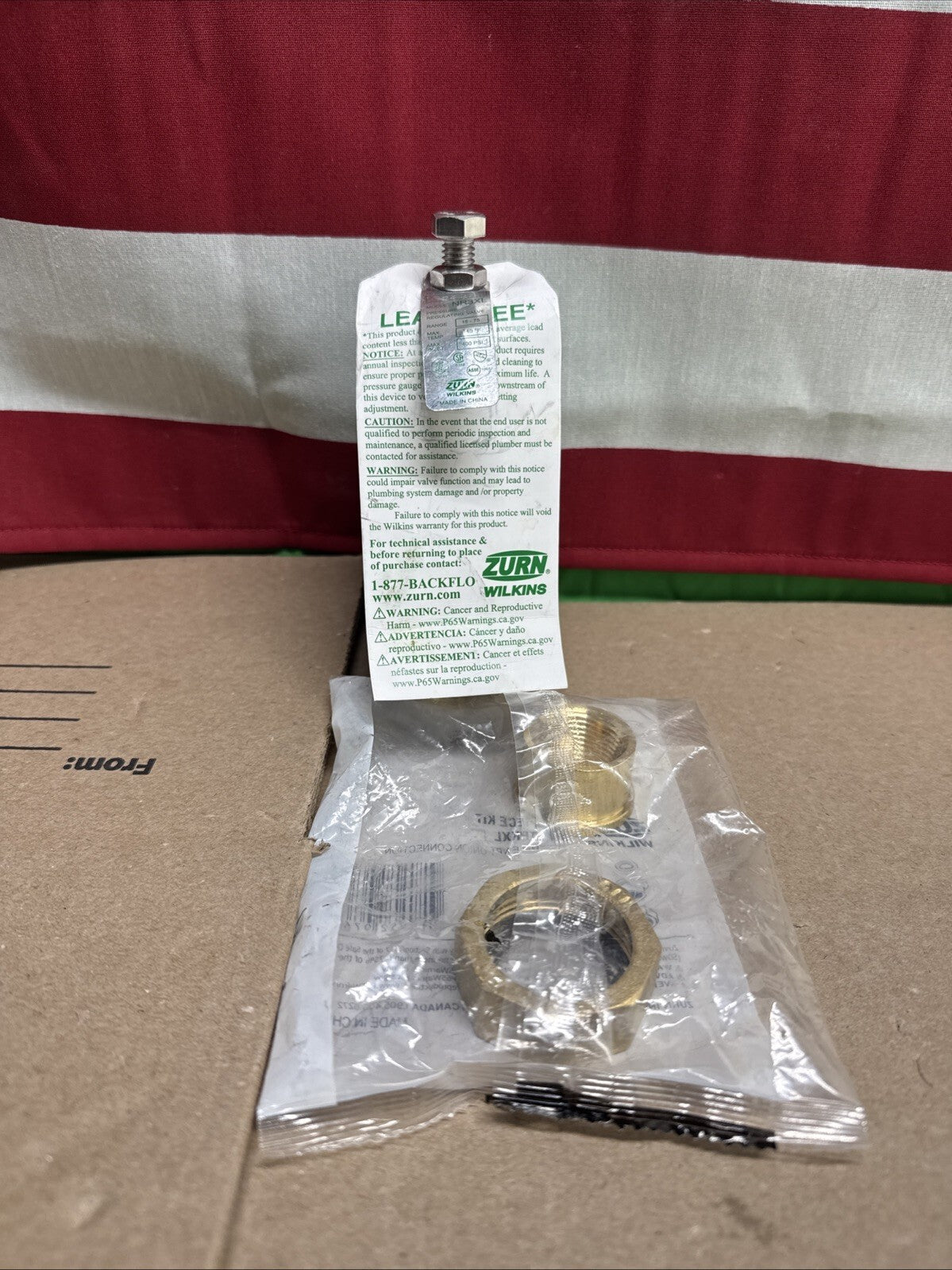 Wilkins 3/4 in. NR3XL Pressure Reducing Valve with Double Union FNPT Connection
