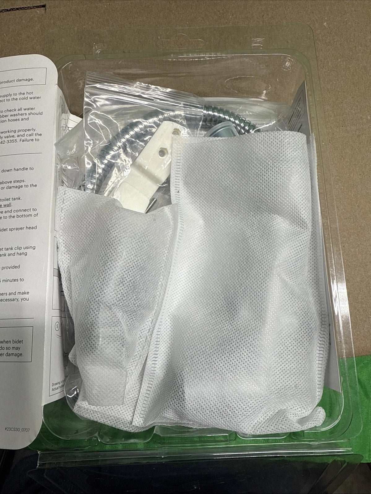 Brondell CleanSpa Hand Held Bidet Chrome CS-30 NEW OPEN BOX