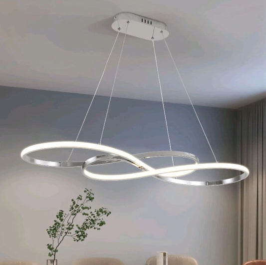 Modern 3000K-6000K Chandelier 39.4 inch 54W Dimmable with Remote Control Ceil...