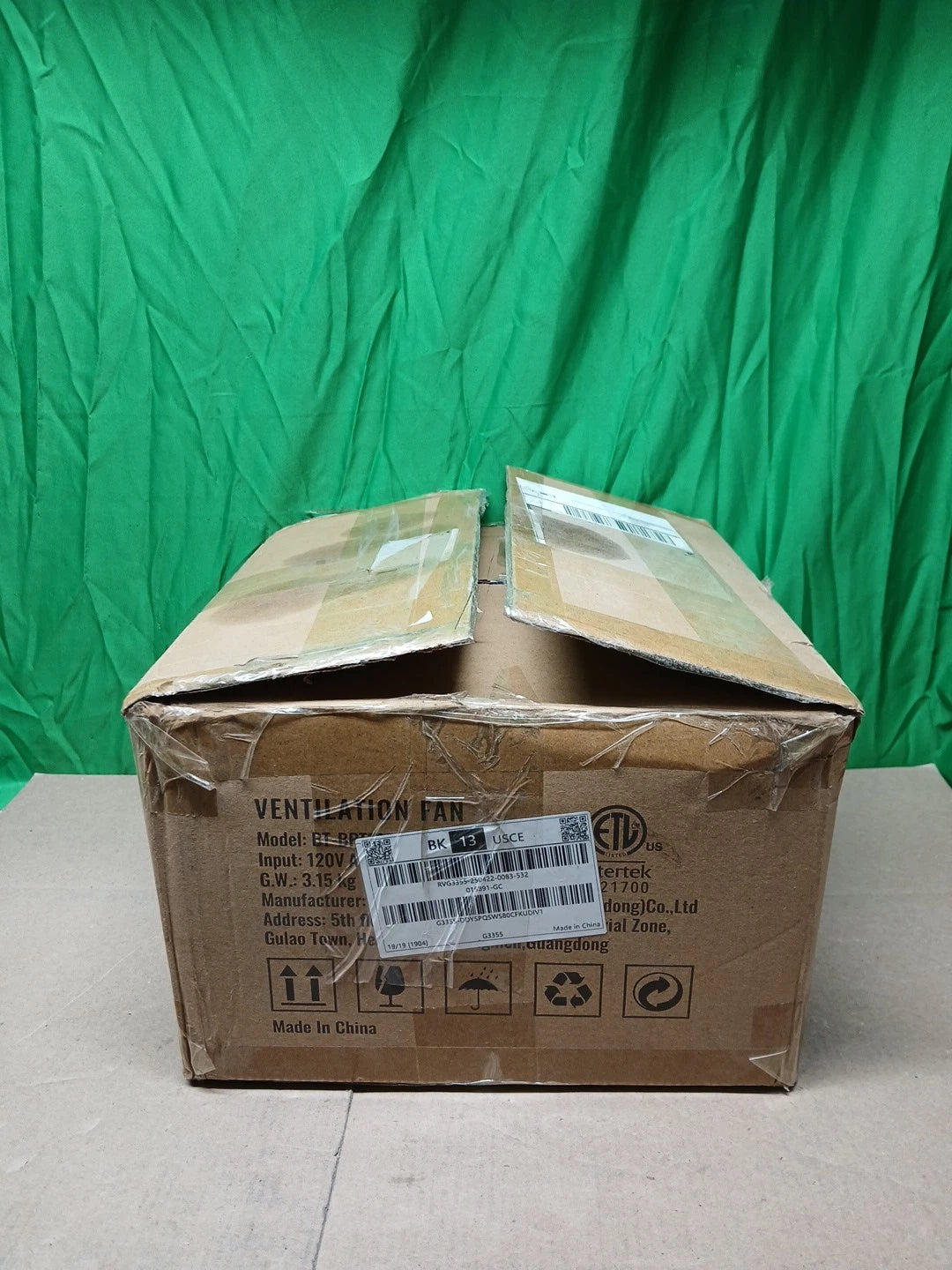 VEVOR Exhaust Fan, 110 CFM Ventilation Fan w/Remote Control BT-BPT190BL