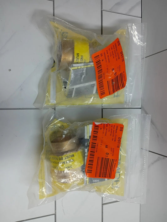 2pk Home-Flex - 1" FEMALE x CSST Brass Adapter New