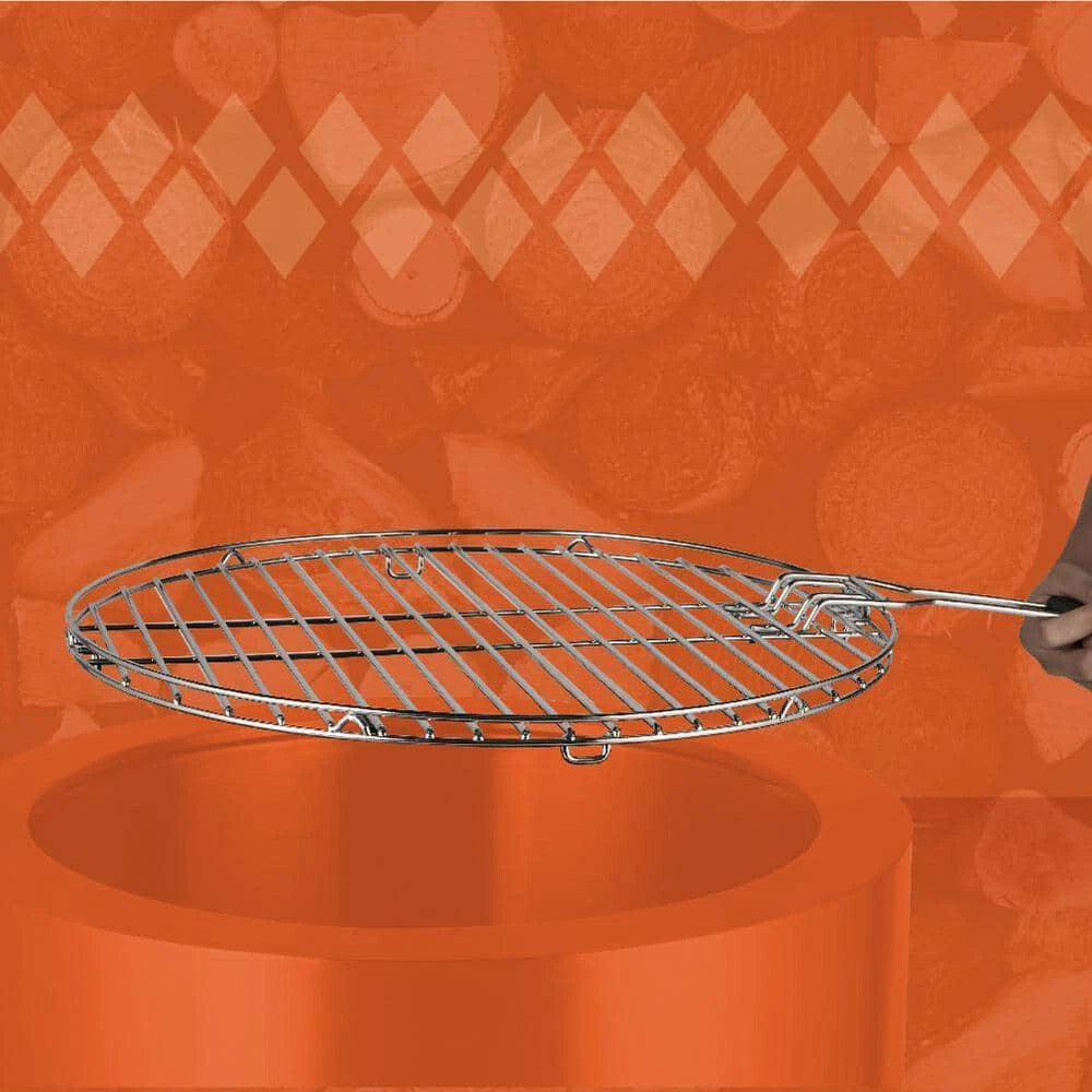 Stainless Steel Grill Grate for HotShot Homestead Low Smoke 25 in. Fire Pit