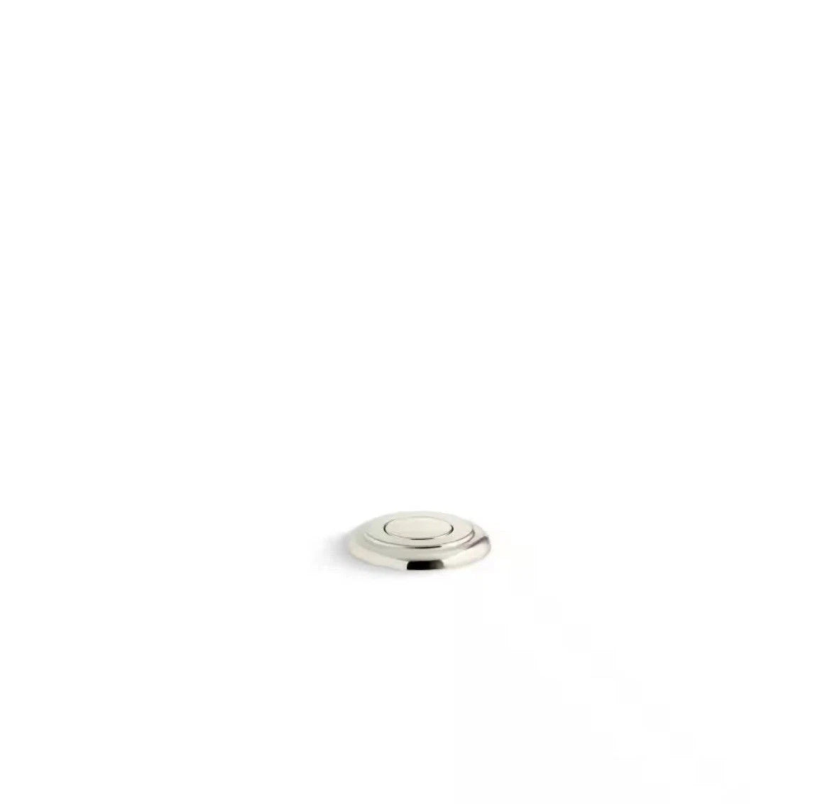 KOHLER Garbage Disposal Air Switch Button in Vibrant POLISHED Nickel 35725-SN