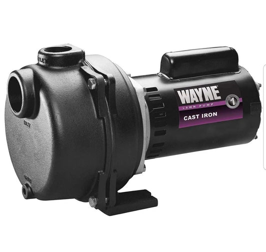 Wayne 2 HP Permanent Lawn Sprinkler Pump New-Open Box
