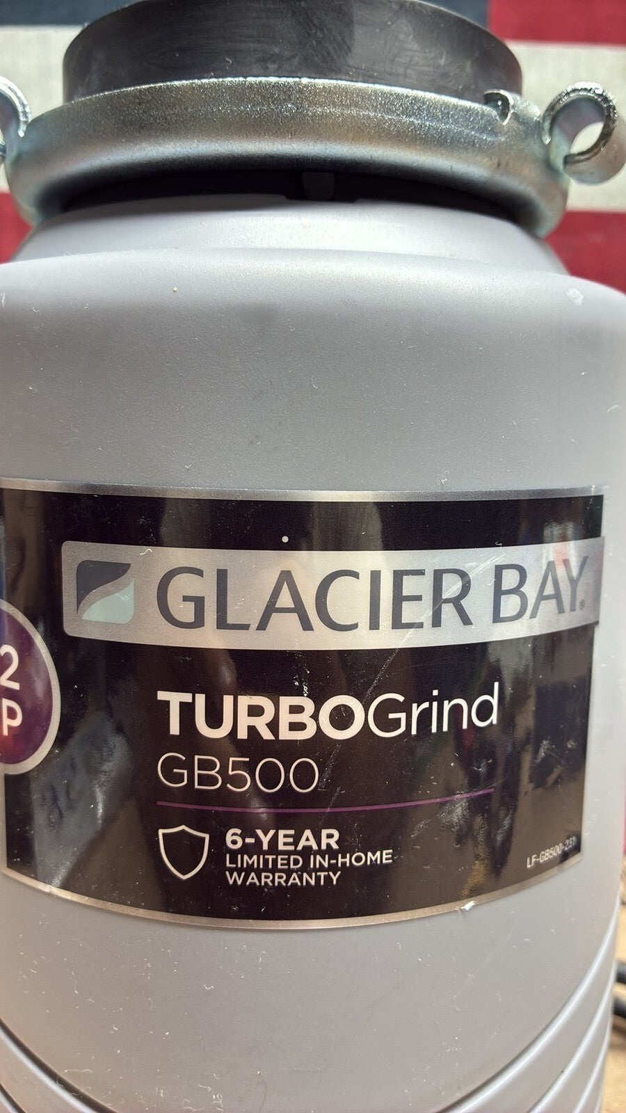 Glacier Bay GB500 Turbo Grind 1/2hp Garbage Disposal Open Box *Read description*