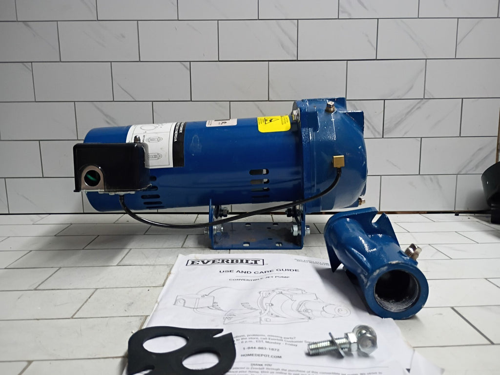 Everbilt HDCWJ10, 1 HP Professional Convertible Jet Pump PARTS ONLY READ