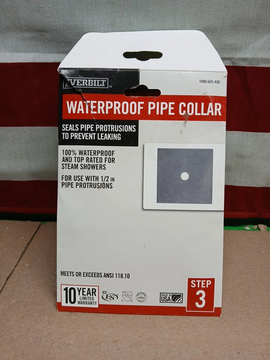 Lot Of 20 Everbilt Watershield Shower System Waterproof Pipe Collar 11 Collars