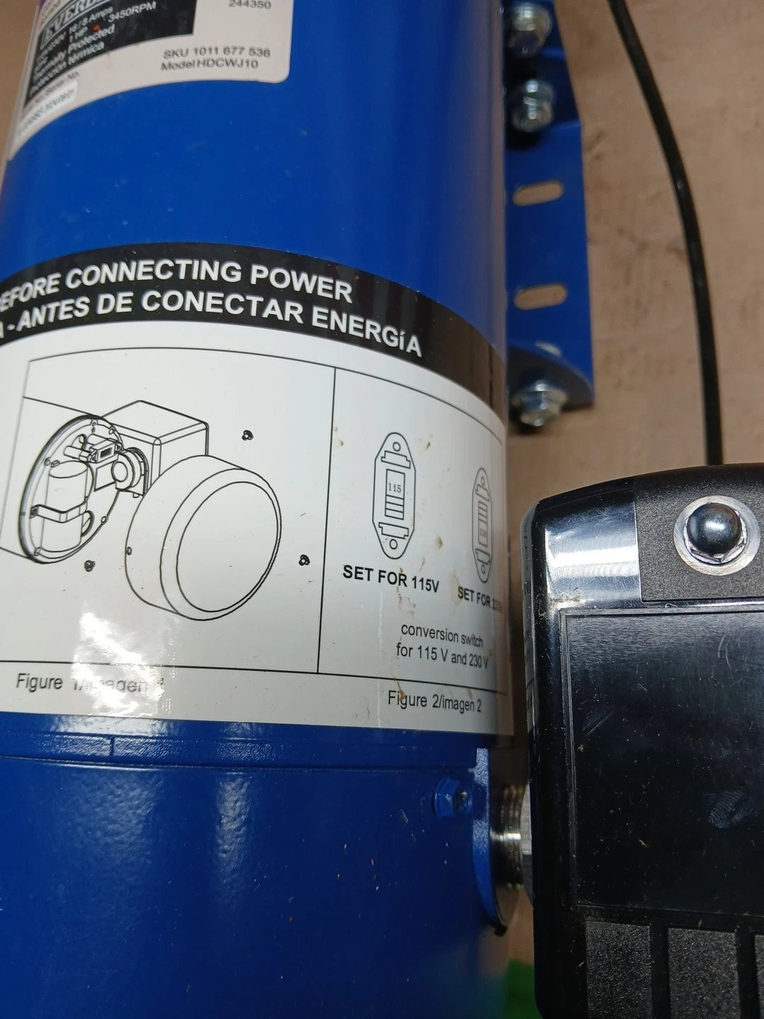Everbilt 1 HP Professional Convertible Jet Pump. Read Description*PARTS ONLY*
