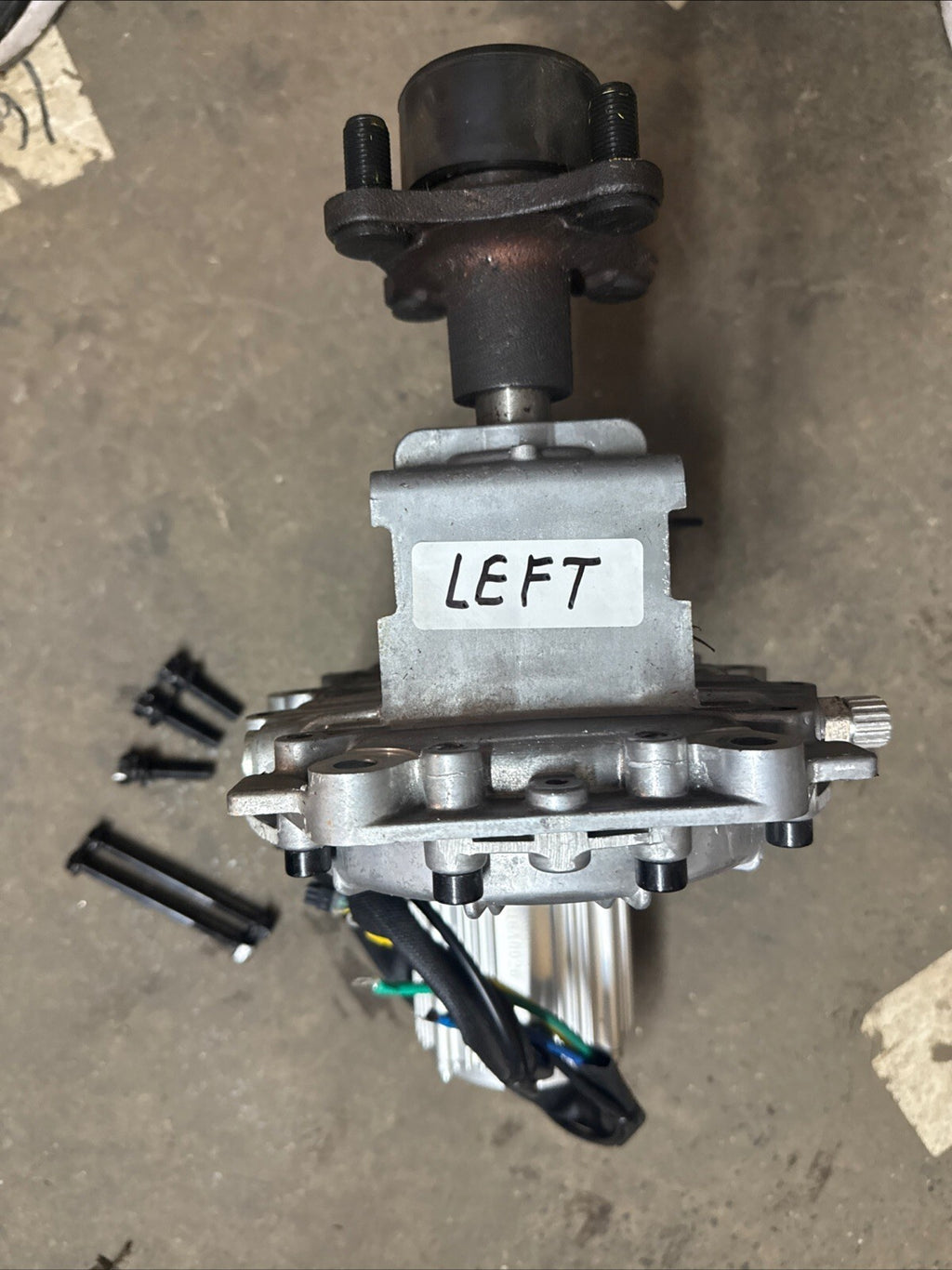Left Drive Motor & Transaxle Assy. for Ryobi 54" Z54Li & Z42Li L80v Zero Turn
