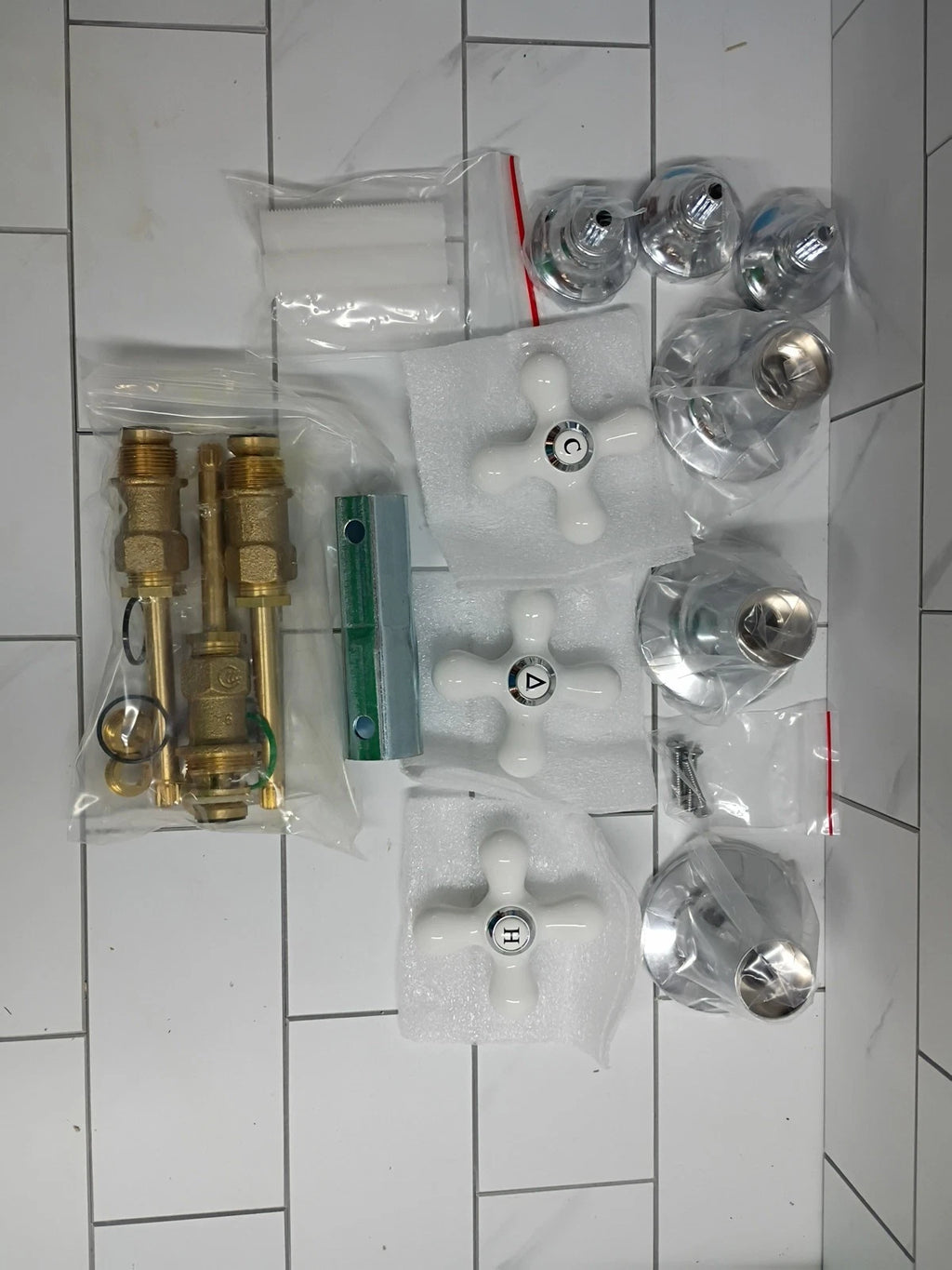 Danco 39696 Tub/Shower Remodel Kit for Pfister - Porcelain Cross Arm - New (ob)