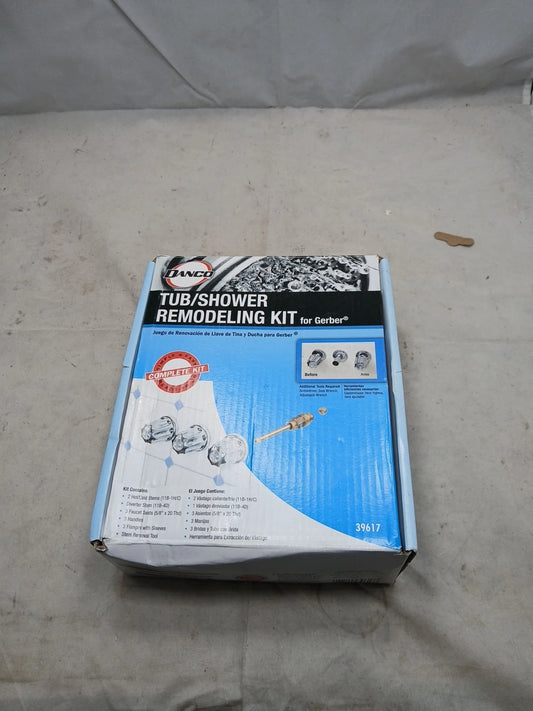 (1) Danco 39617 Tub/Shower Remodeling Kit for Gerber - CHROME (NEW OPEN BOX)