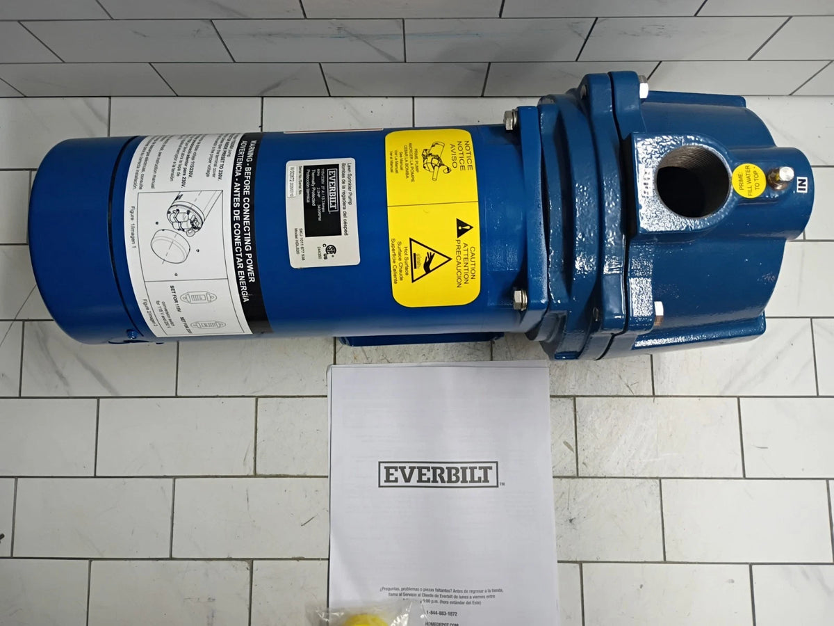 EVERBILT HDLS20 Professional Irrigation Pump Cast Iron 2HP NEW OPEN BOX