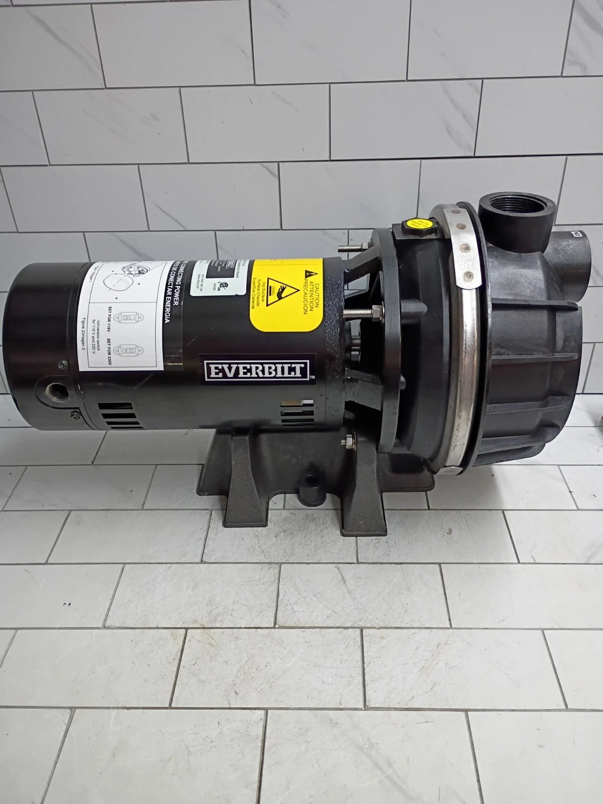 Everbilt Lawn Irrigation Pump Plastic 1.5HP HDLS15P USED