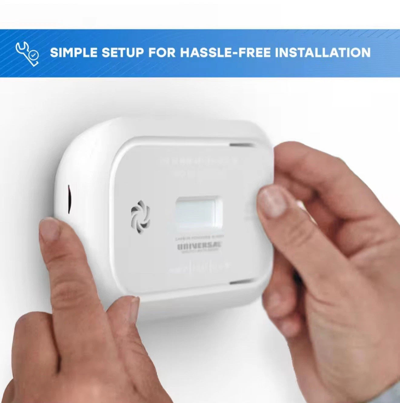 AA Battery Powered Carbon Monoxide Detector with Digital Display NEW