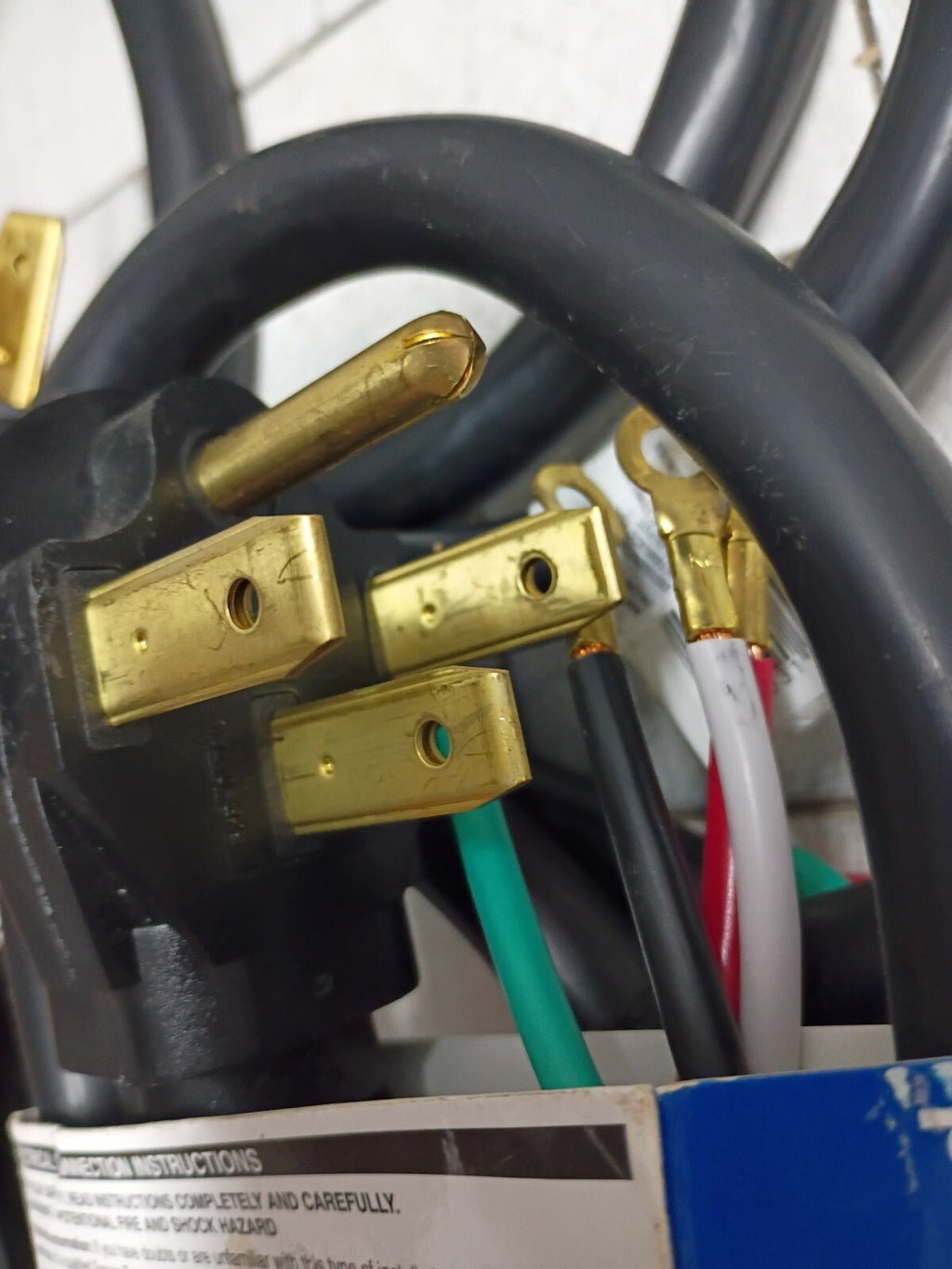 (8 Pack) Electric Range Cord, 40 Amps 4-Prong Wire Open Box