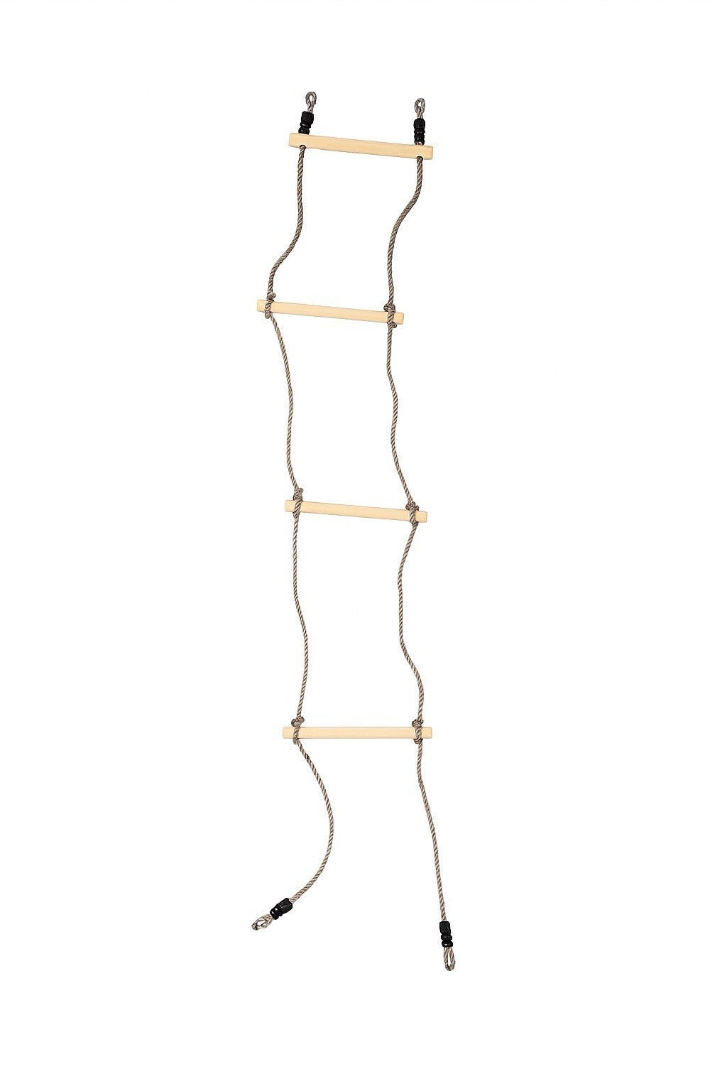 Replacement Adjustable Playground Swing Rings Ladder Rope Equipment - 220lbs Max