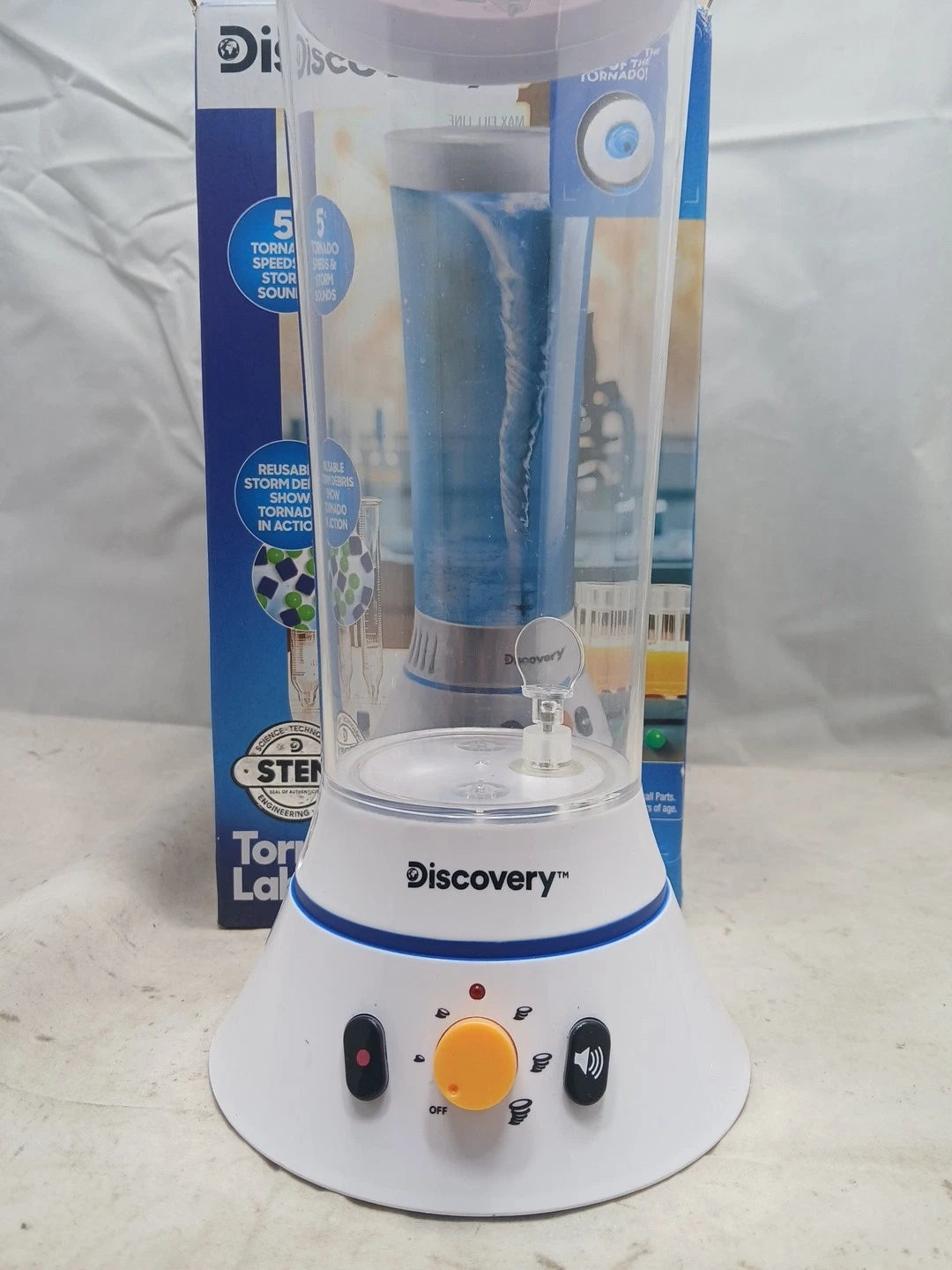 Educational Tornado Lab Build Kit with Realistic Storm Sounds -(used )