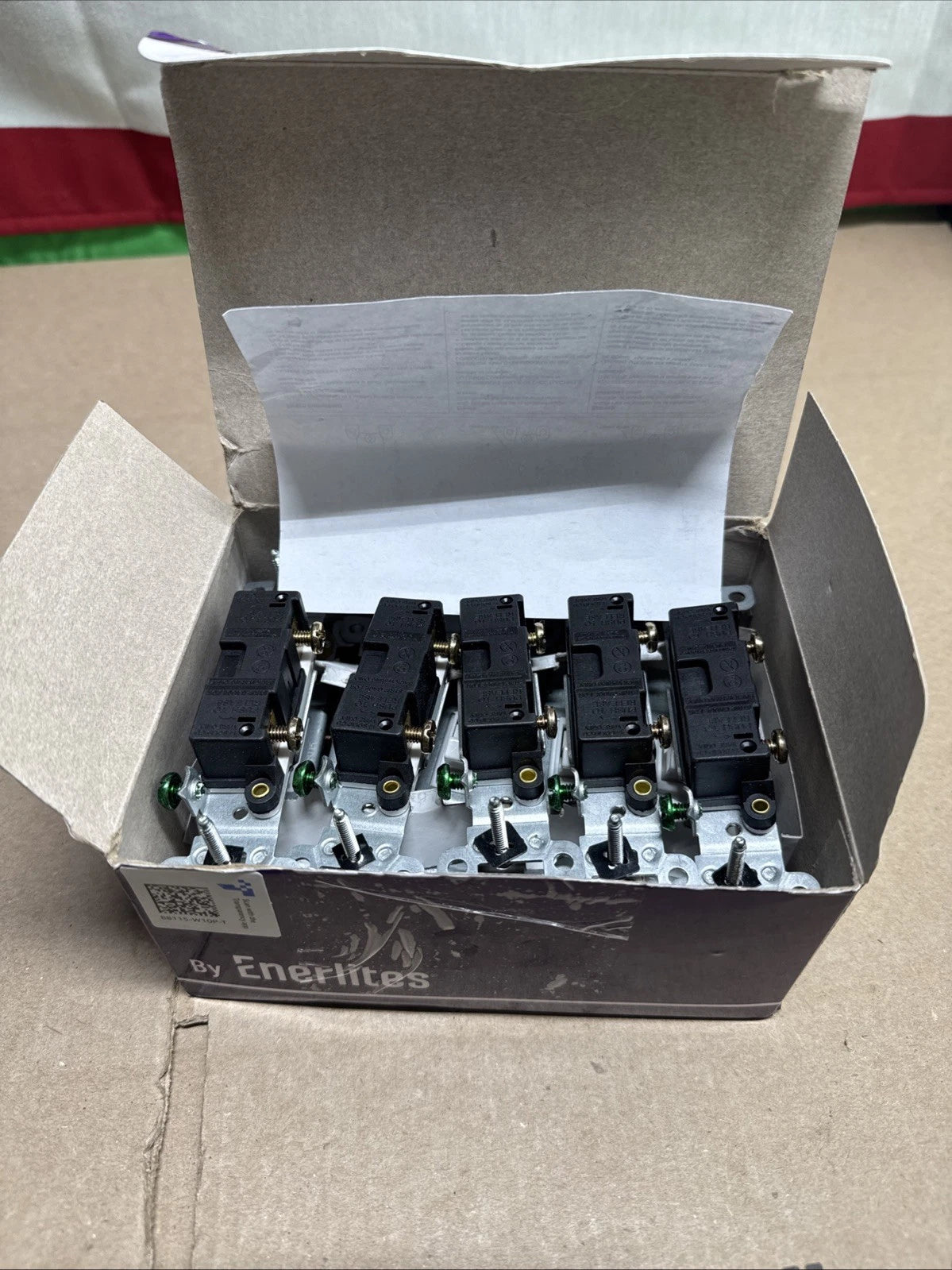 Enerlites Toggle Switch Single Pole White 10 Pack 88115-W 15A