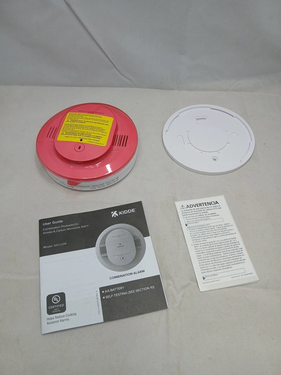 Kidde Detect 30CUDR / 21032830 Combination Smoke & Carbon Monoxide Alarm, White
