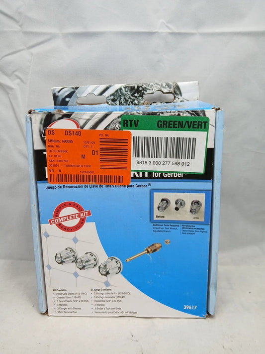 NEW OB Tub/Shower Remodeling Kit for Pfister Verve - CHROME - 39617 (ob)