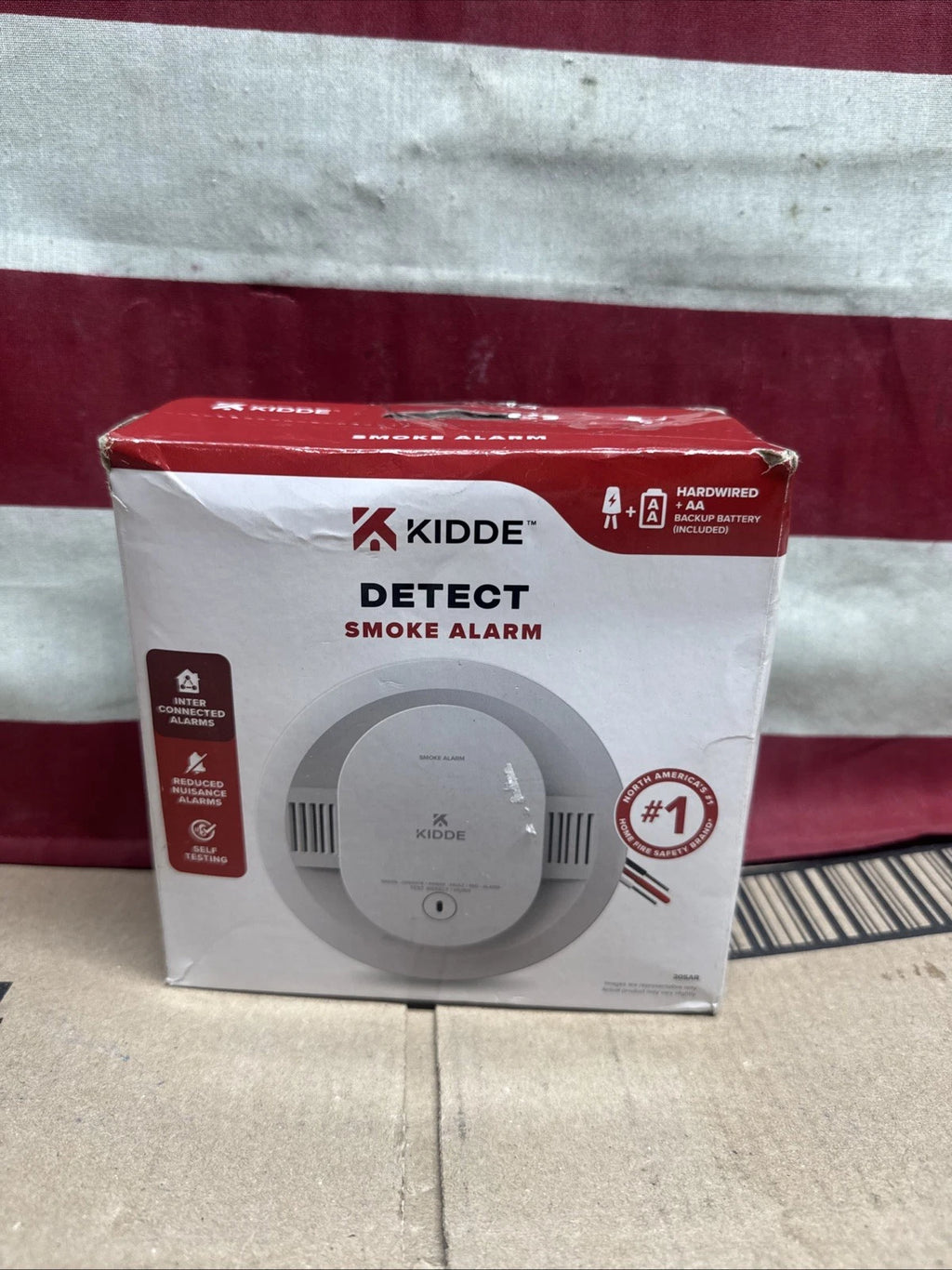 Kidde Detect Inter Connected Hardwired w/Battery Back-up Smoke Alarm Model 20SAR