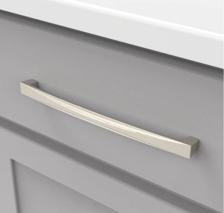 5pk Crest Collection 8-13/16 in Center to Center Satin Nickel Bar Cabinet OB