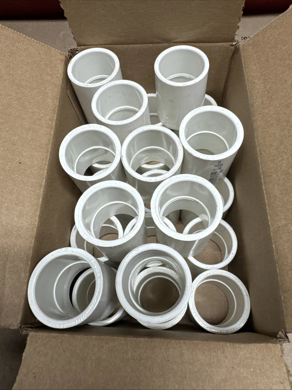 (25-Pk) Charlotte Pipe and Foundry Coupling PVC Sch 40 1" PVC 02100 1000