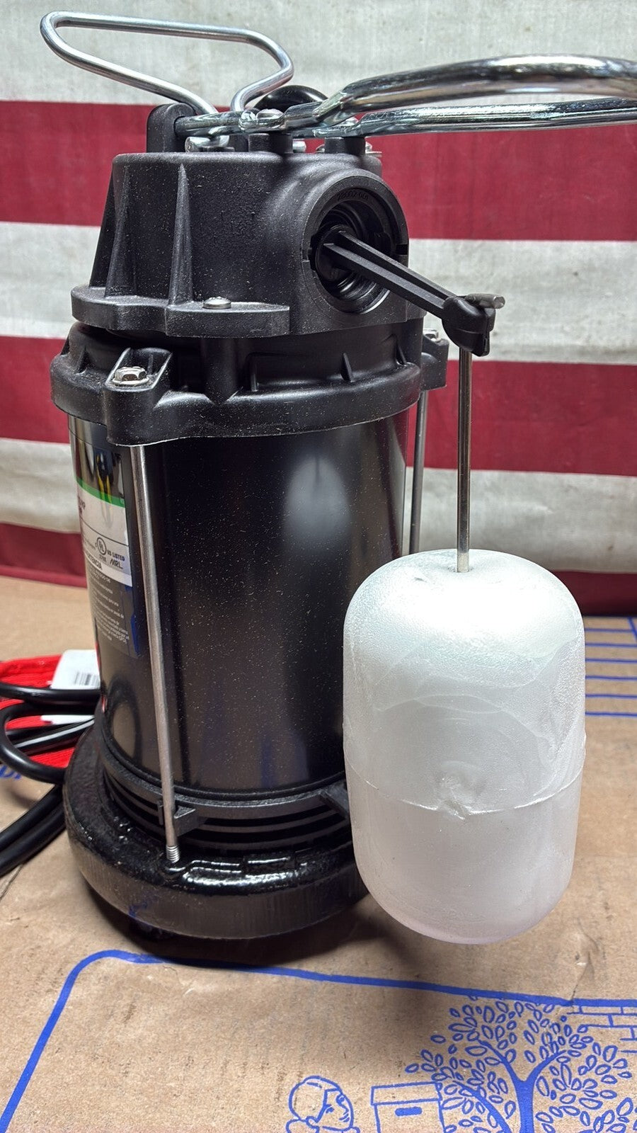 WAYNE CDU790 1/3 HP Submersible Cast Iron and Stainless Steel Sump Pump