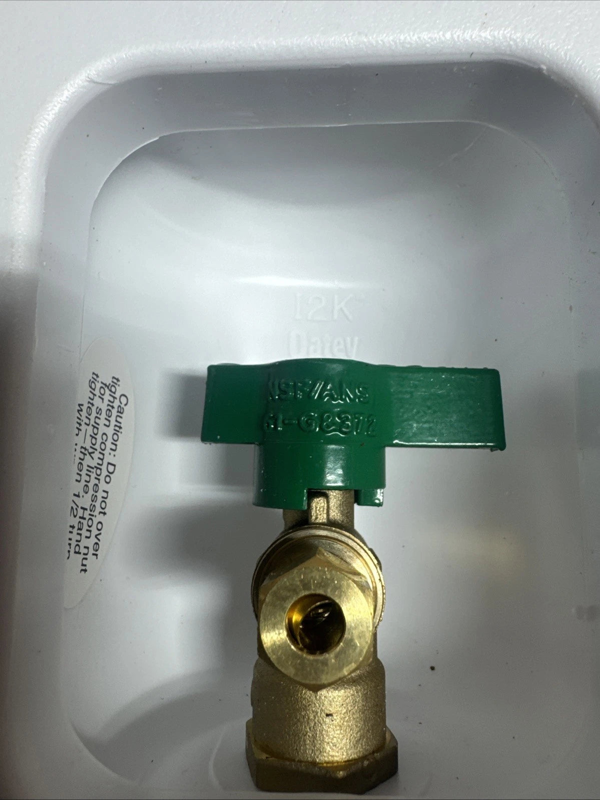 Lot Of 2 Oatey Commercial Ice Maker Box Brass White 1/2" FIP 39130
