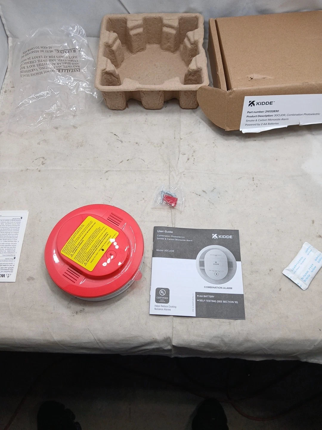 Kidde - 30CUDR -Smoke & Carbon Monoxide Detector AA Battery 21032830 OB