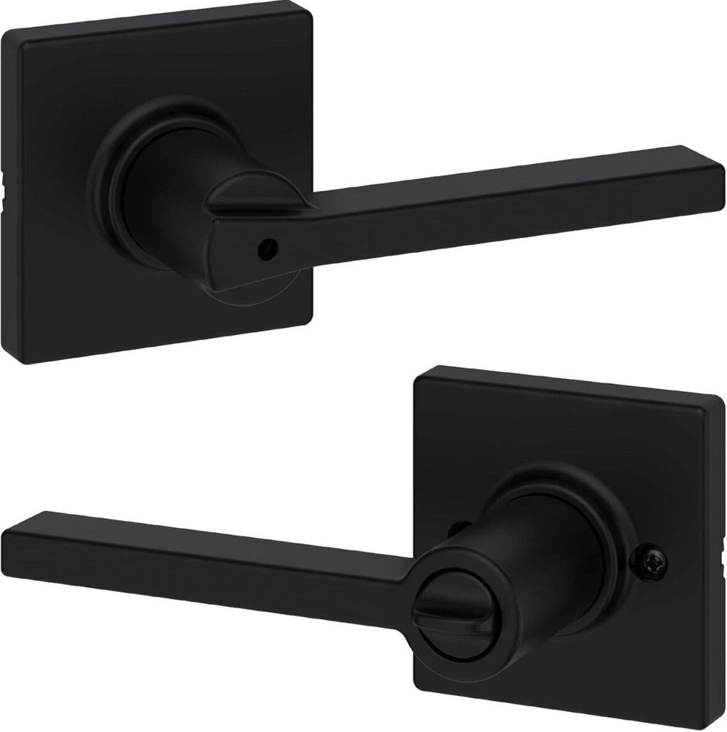 Kwikset Casey Door Lever - Interior Privacy Door Handle with Lock 93002-031