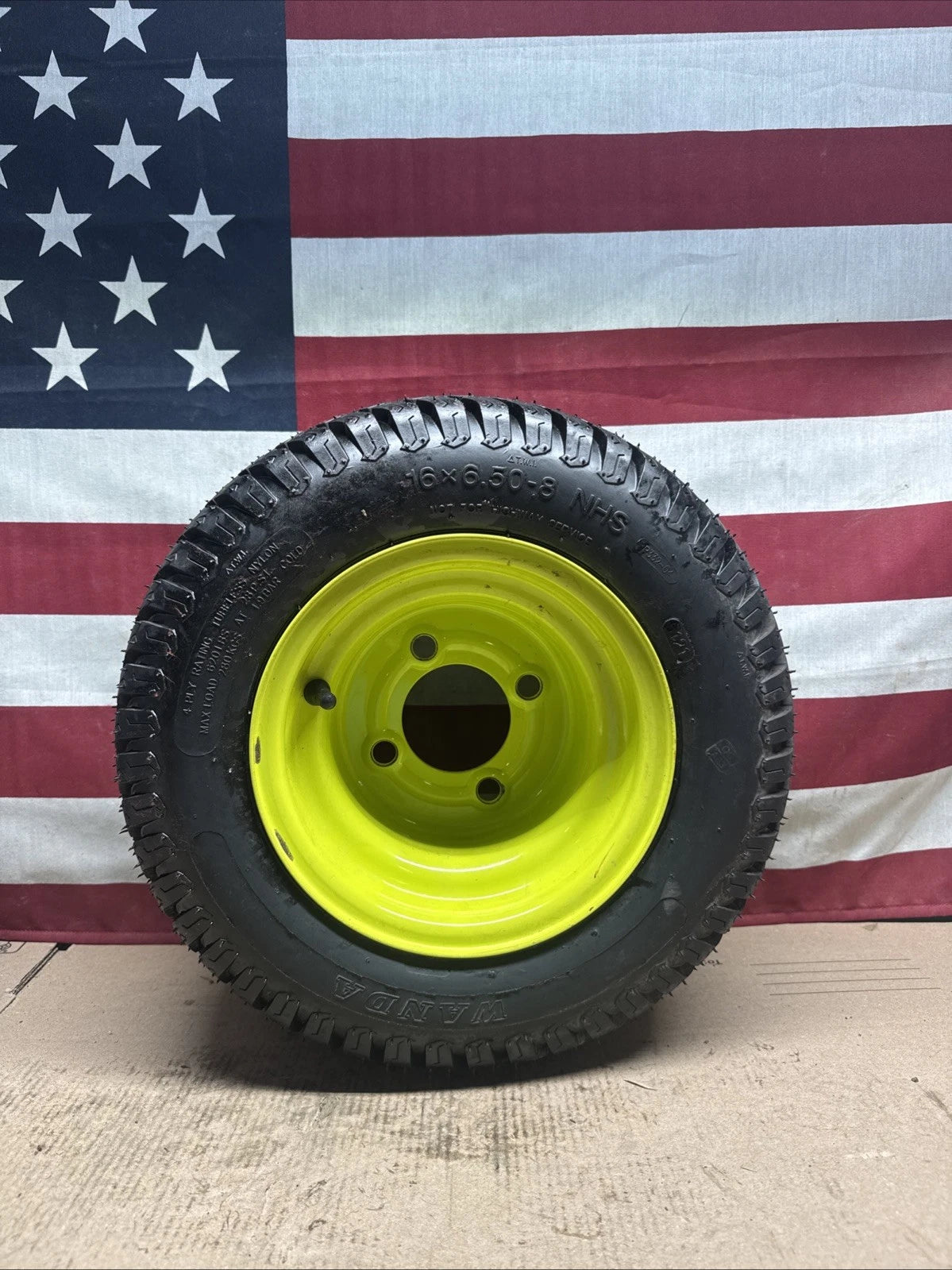Rear Wheel And Tire For Ryobi Z30Li 80V Zero Turn Lawn Mower