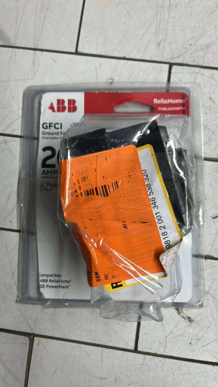 ABB THQL1120GFTA 20 Amp GFCI Ground Fault Circuit Interrupter Single